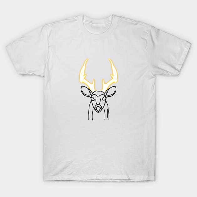 Luminous deer head T-Shirt by SHS7